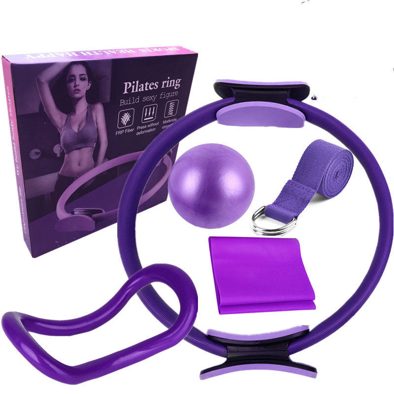 6-teiliges Yoga- & Pilates-Ring-Set – Fitness-Trainingsgerät für Ganzkörpertraining