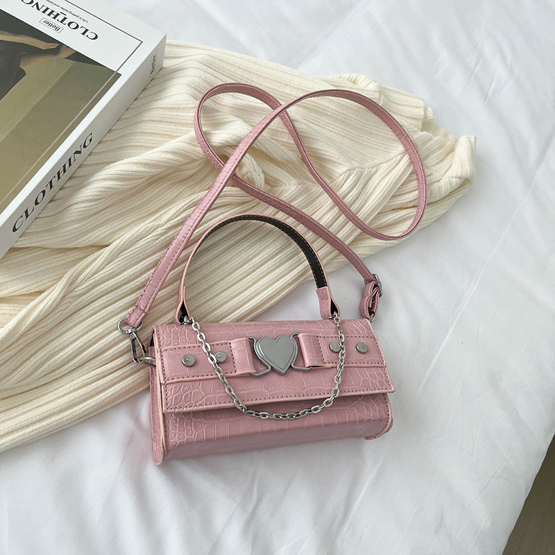 Modische Damen-Schultertasche mit Kettenriemen