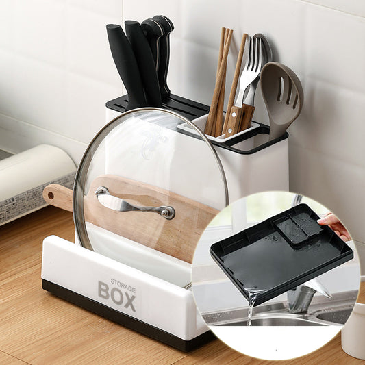 Küchen-Aufbewahrungshalter aus Kunststoff für Besteck und Messer