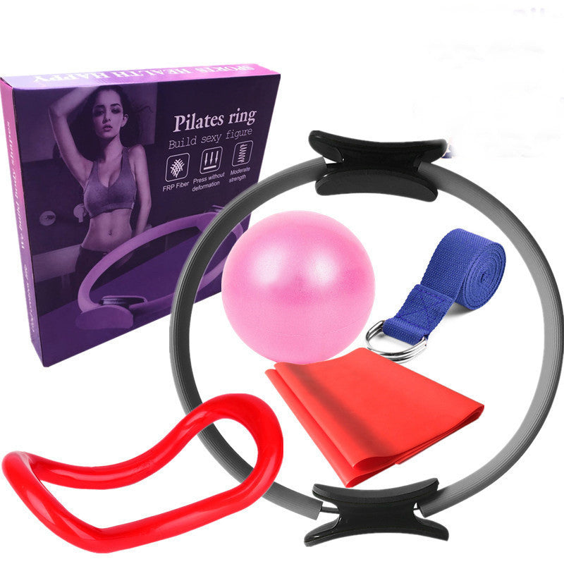 6-teiliges Yoga- & Pilates-Ring-Set – Fitness-Trainingsgerät für Ganzkörpertraining