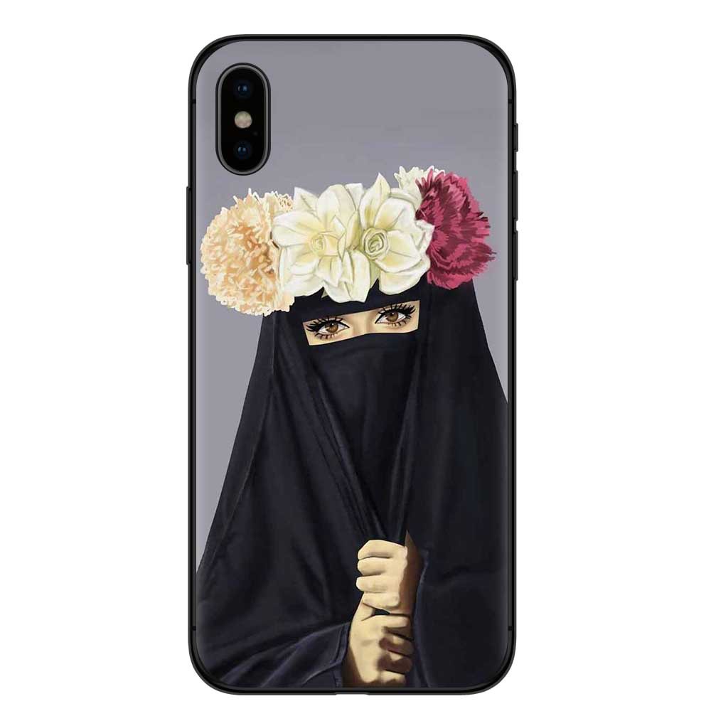 Handyhülle mit Hijab-Motiv (Mädchen)