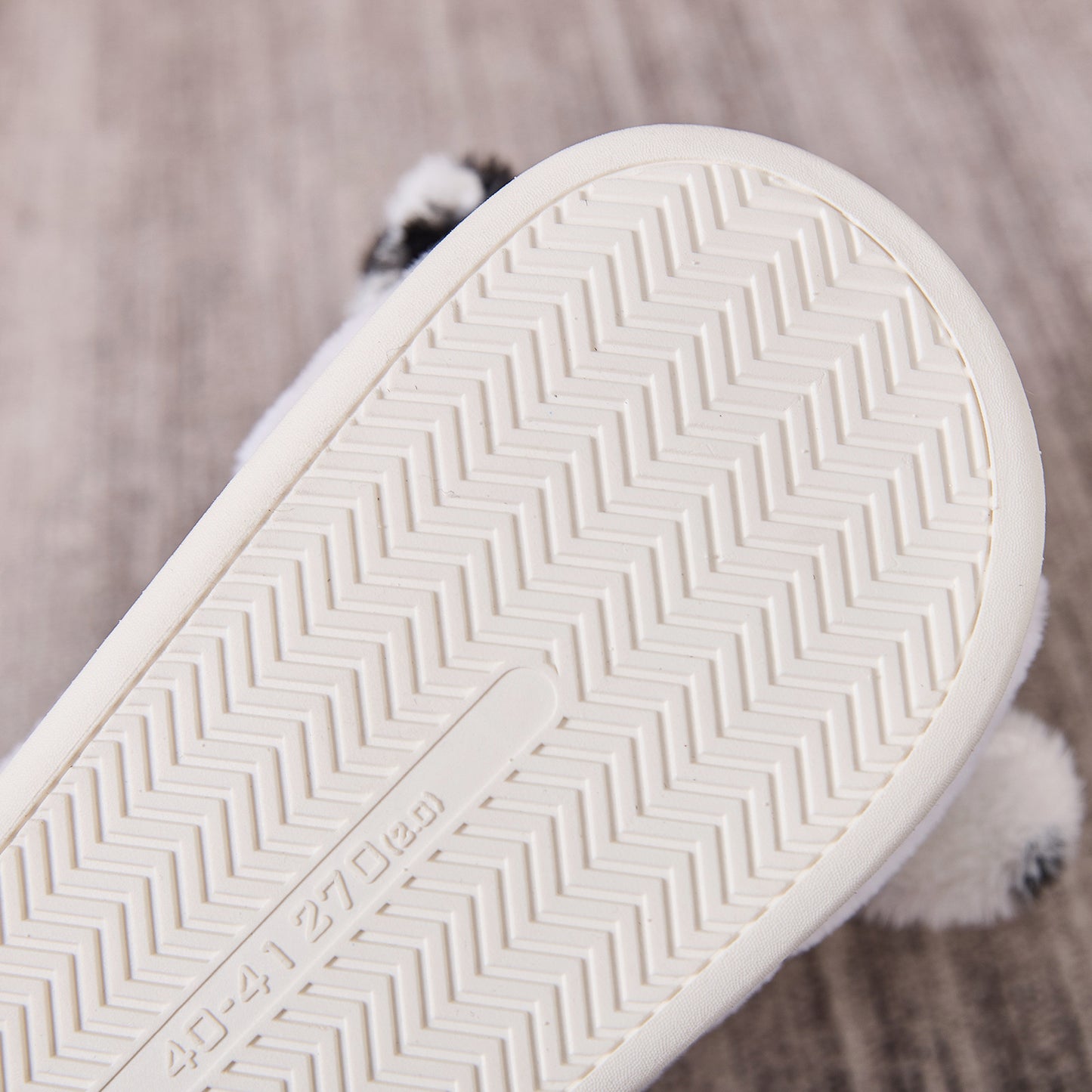 Indoor Platform Warm Cartoon Cow Fluffy Slippers