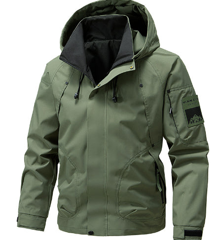 Mens Sporty Casual Cottonpadded CoatMens Workwear Jacket Mens Winter Cottonpadded Outerwear