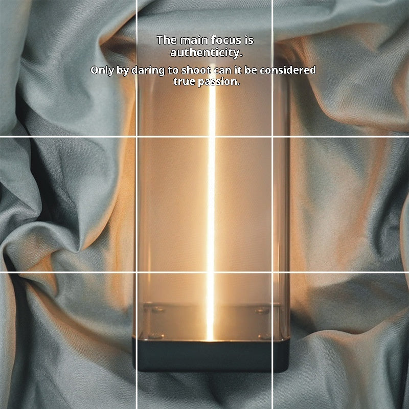 Aufladbare Ambient-Nachttischlampe mit Quantum-Wire-Design