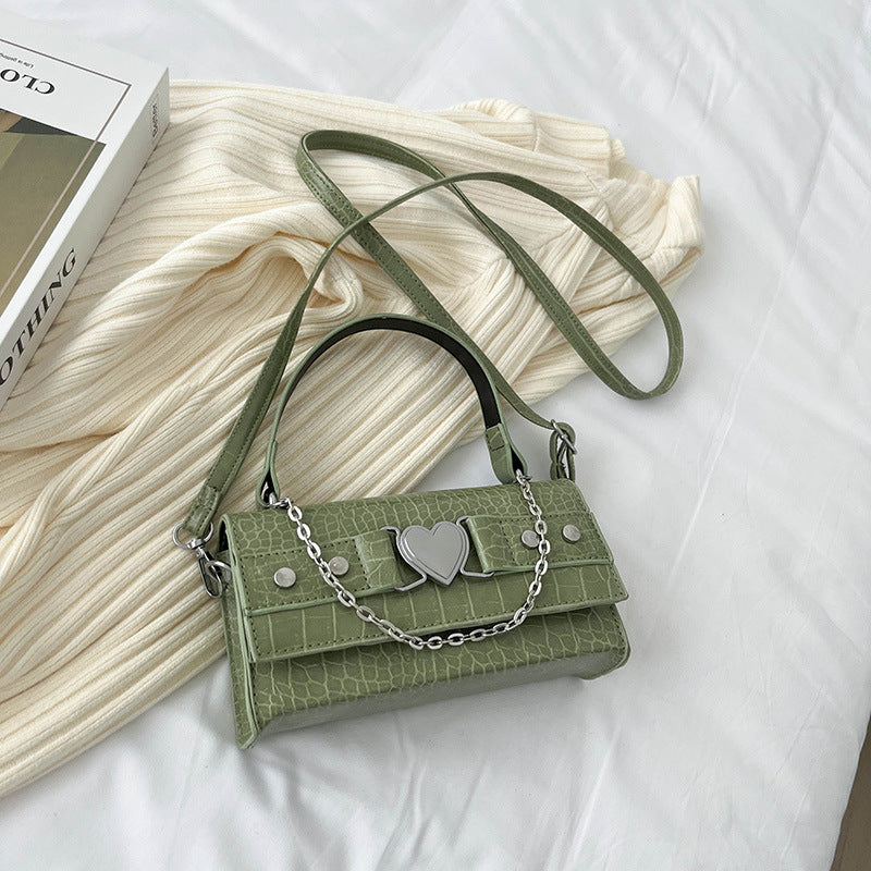 Modische Damen-Schultertasche mit Kettenriemen