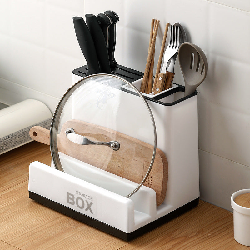 Küchen-Aufbewahrungshalter aus Kunststoff für Besteck und Messer