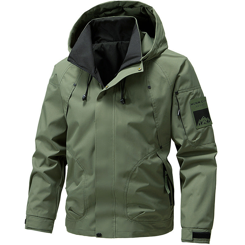 Mens Sporty Casual Cottonpadded CoatMens Workwear Jacket Mens Winter Cottonpadded Outerwear