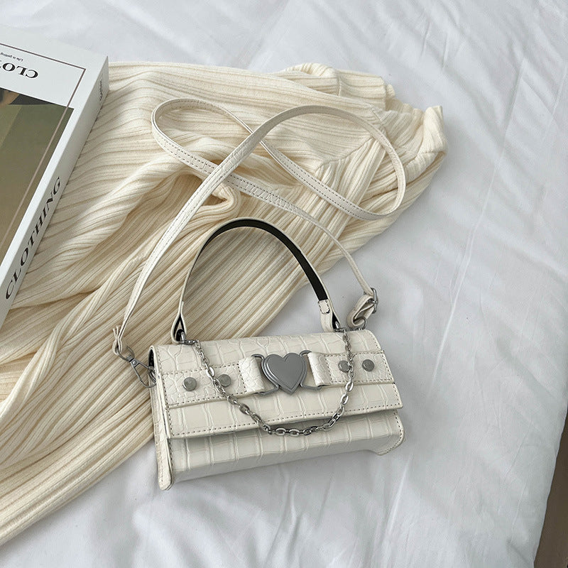 Modische Damen-Schultertasche mit Kettenriemen