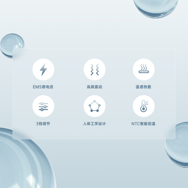 Elektrisches Faszienmassagegerät mit Vibration und Wärmefunktion