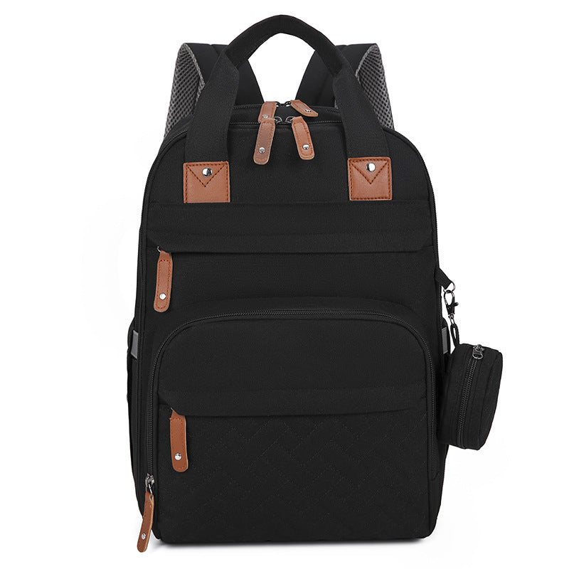 Multifunktionale Wickeltasche mit Wickelunterlage und Wärmefach