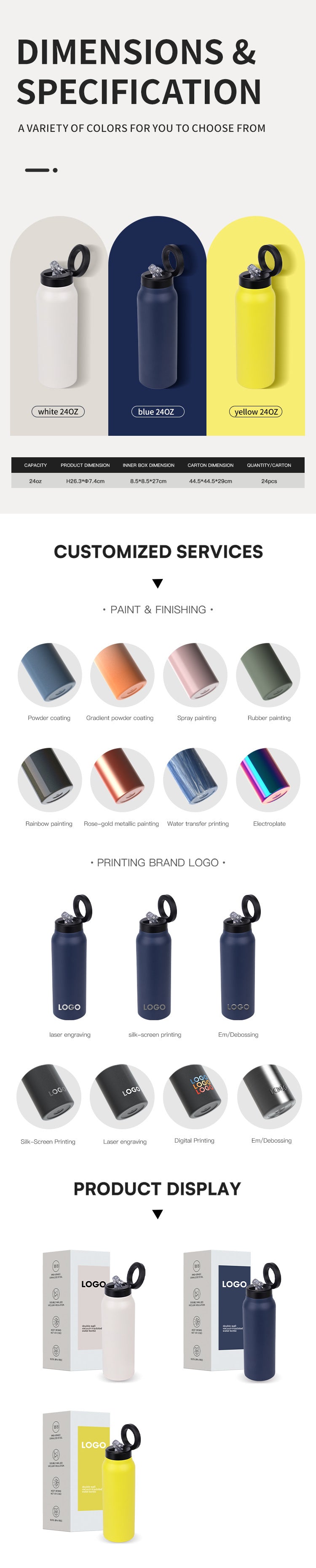 Isolierte Trinkflasche aus 304-Edelstahl mit Magnetfunktion, Strohhalm und magnetischer Handyhalterung