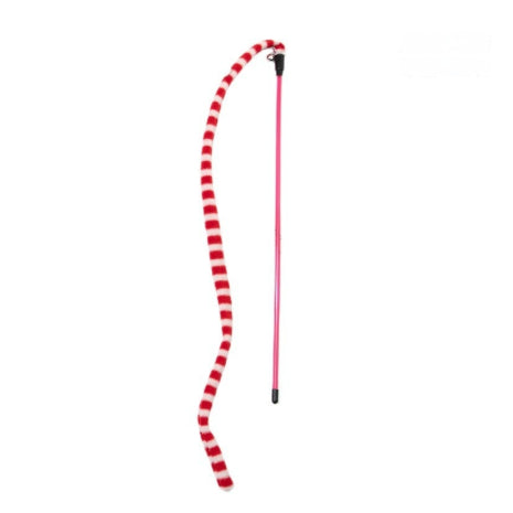 Katzenangel mit langem Stab und Glöckchen