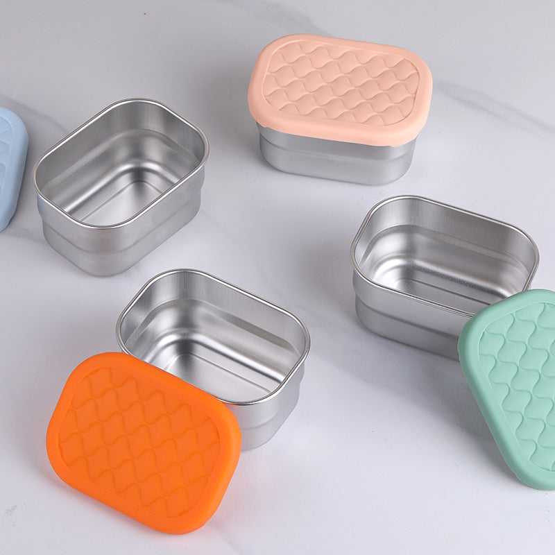 Edelstahl-Soßenschälchen in rechteckiger Form