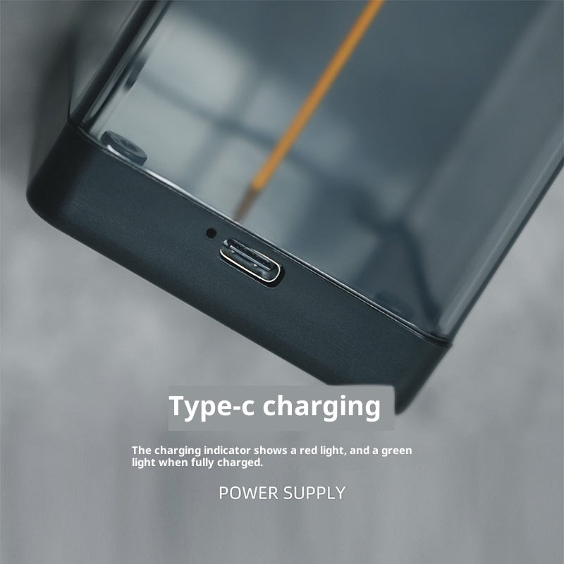 Aufladbare Ambient-Nachttischlampe mit Quantum-Wire-Design