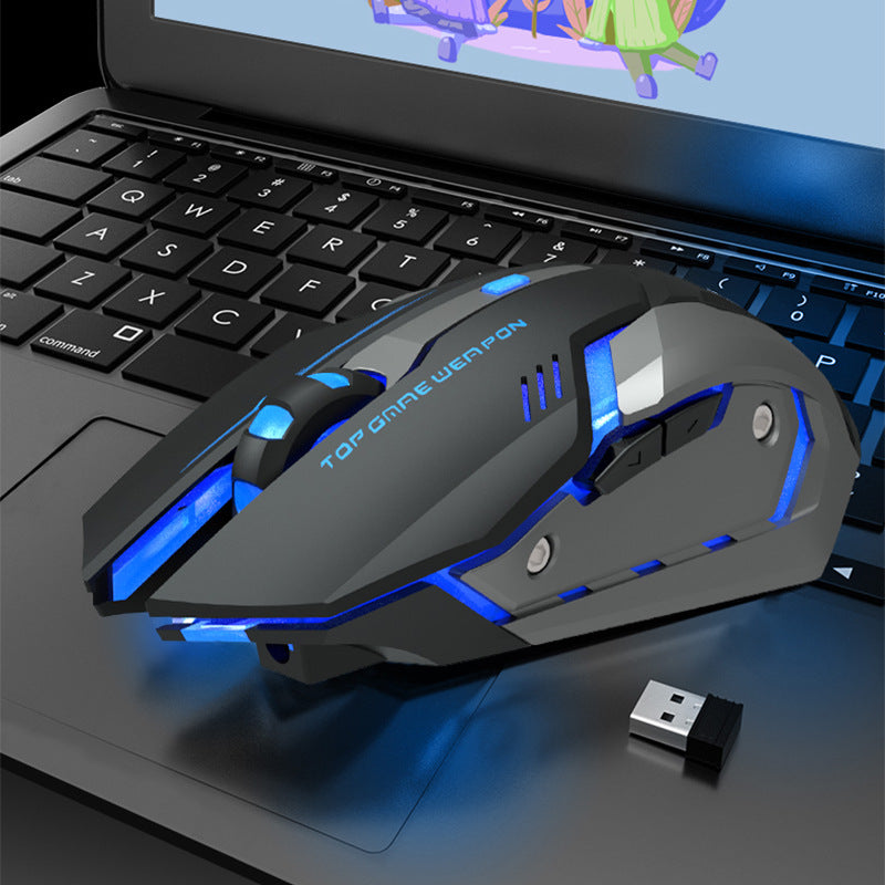 Kabellose, leise Gaming-Maus mit Ladefunktion
